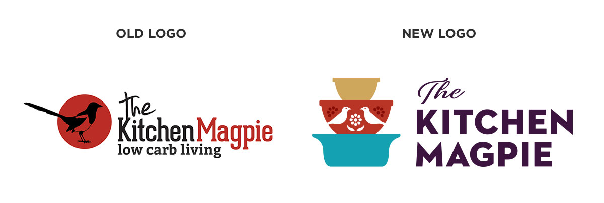 The Kitchen Magpie Logo Compare 